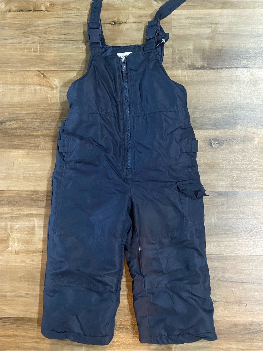 Flawed - Free - Kids Insulated Snow Bib Overalls - Black